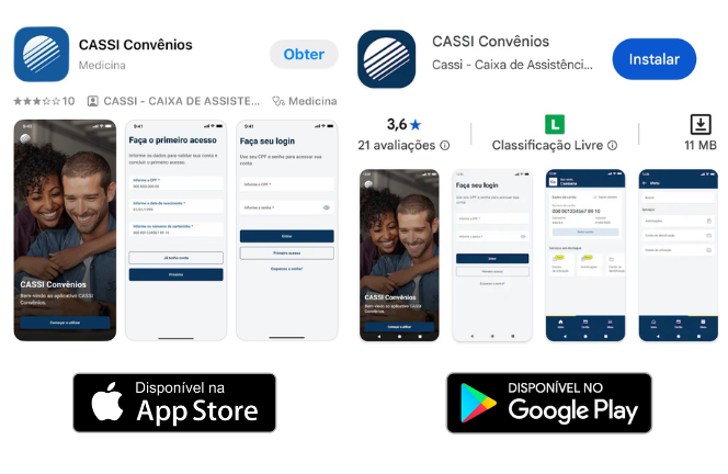 Aplicativo Cassi Convênios