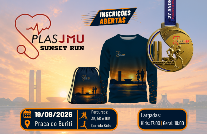 PLASJMU Sunset Run 2026: chegou a hora de garantir sua participação