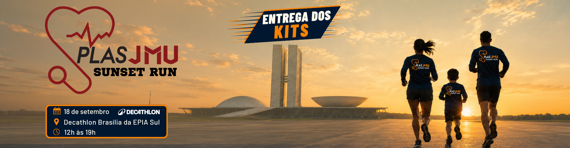 PLAS/JMU Sunset Run 2026: nova retirada de kits será nesta sexta-feira (18)